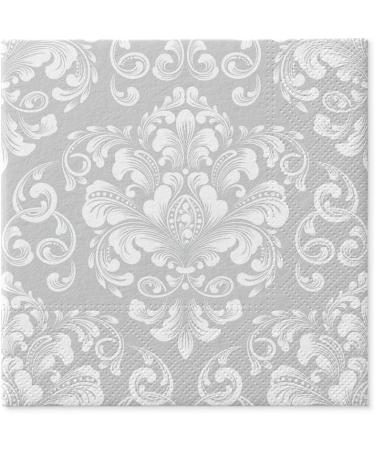 PAW 3-Layer Colorful Paper Napkins (33x33 cm) - 20 Pieces for Weddings Communions and Special Celebrations - Buy Online on SooperMarket.com
