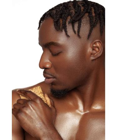 Shea Radiance African Black Soap Bar 3 Pack - Lavender | Best Natural Skin Care for All Skin Types - Buy Online on SooperMarket.com