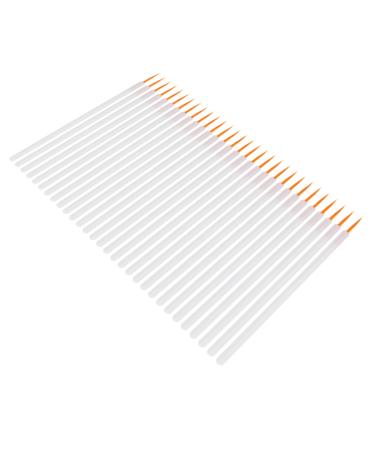 BELLIFFY 100pcs Disposable Eyeliner Brush Liquid Brush Eyeliner The Face Nylon Lip Liner Brush Girl White