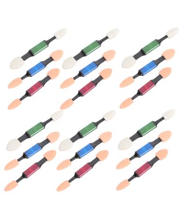 KALLORY Eyeshadow Eye Shadow Brush Eyeshadow Sponge Brush Double- ended Sponge Eye Shadow Sticks Eye Makeup (30 Piece)
