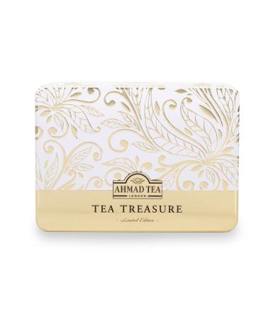 Ahmad Tea Tea Treasure Caddy | Black & Green Tea - 60 Teabag Sachets Tea Tresure Caddy 60 Count (Pack of 1)