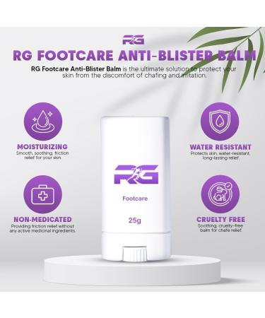 RG Anti Blister Balm Stick - 25g | Prevent Blisters Friction and Irritation | Moisturizing Formula with Natural Ingredients | Long-lasting Relief - Buy Online on SooperMarket.com