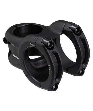 Spank Spoon 350 Stem,Black,45mm Chamfered bar clamp, Ultra-Short Stack Height, Bicycle Stem, Ideal for ASTM 5, All Mountain, Enduro, Trail, Free Ride, DJ, E-Bike Black 45mm