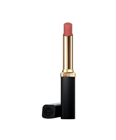 L'Or al Paris lipstick for a powdery matt finish and 16 hours stop color riche intense volume matte 600 le nude audacious 1.8g