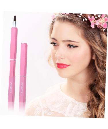 Balacoo Dual Ended Eyebrow Brush & Lipstick Applicator - Portable Retractable Makeup Brush for Travel - Buy Online on SooperMarket.com