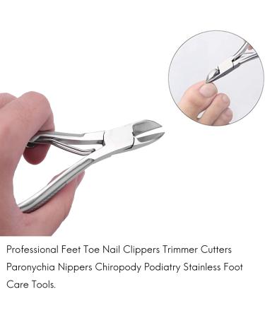 TsoLay Professional Feet Toe Nail Clippers Trimmer Cutters Paronychia Nippers Podiatry Stainless Foot Care Tools - Buy Online on SooperMarket.com