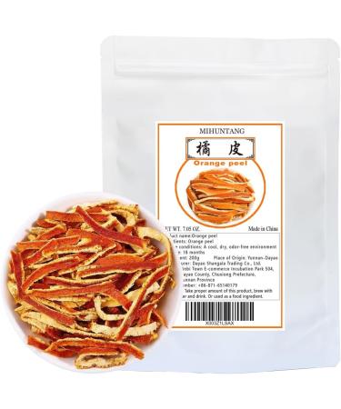 Dried Orange Peel 7.05 oz Dried Oranges Tea Dried Tangerines Orange Peel Strips 200g - Buy Online on SooperMarket.com