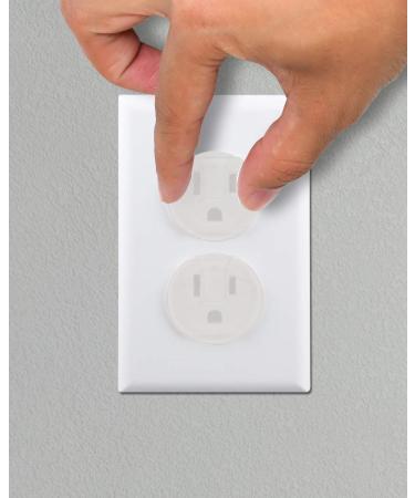 38 Pack Clear Outlet Covers Baby Proofing - Vmaisi Electrical Safety Plug Protector - Buy Online on SooperMarket.com