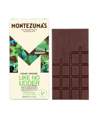 Montezuma's Like No Udder Peppermint and Cocoa Nibs 90 g