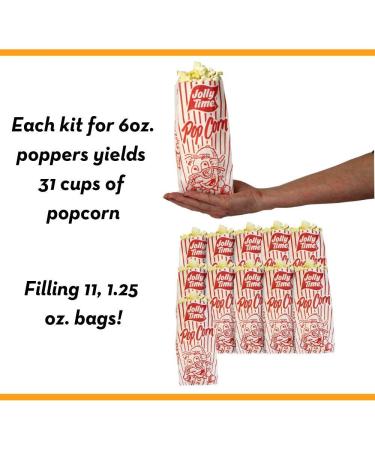 JOLLY TIME All-in-One Popcorn Kit - 24 Pack 6oz Kettle | Movie Theater & Air Popper Ready - Buy Online on SooperMarket.com
