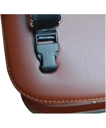SENQI Retro Bicycle Rack Bag - Leather Rear Seatpost Bag for Vintage Bikes - Brown - Buy Online on SooperMarket.com