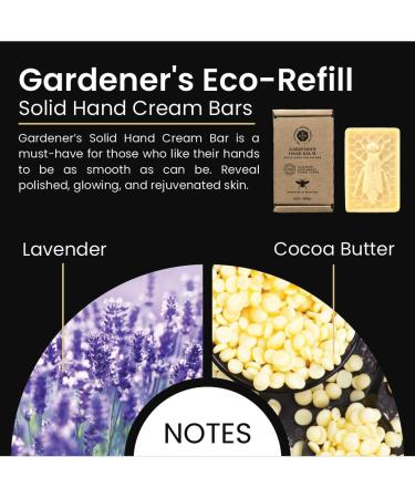 Gardener's Eco-Refill Luxury Solid Hand Cream Bar | For Extra Dry Hands | For Sensitive Skin | Hand Lotion | Natural Hand Cream | Gift for All | Edinburgh Skin Care Company - Buy Online on SooperMarket.com