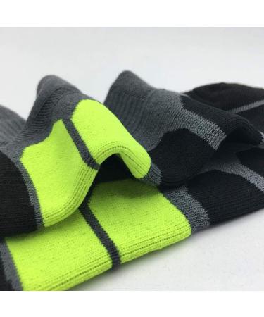 BERING Men's Athletic Ankle Socks (6 Pack) Graphite Grey 9-12 - Ideal for Workout, Running, Tennis - Buy Online on SooperMarket.com