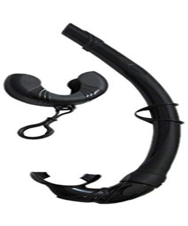 Scuba Choice Silicone Roll-up Nautilus Snorkel with Storage Container Black