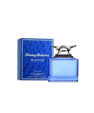Tommy Bahama Maritime Eau de Cologne for Men Notes of Bergamot Jasmine & Sandalwood Fresh & Warm Scent Eau de Cologne - 4.2 Fl Oz