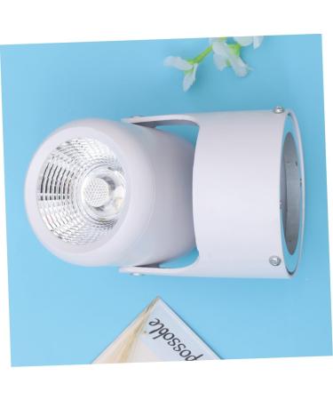 HEMOTON LED Spotlight Spotlight Spot Light Wall Swivel Lamp Ceiling Downlight Ceiling Lamp Wall Lamp Adjustable White Size 2 - Buy Online on SooperMarket.com