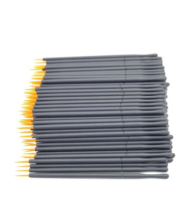 Baluue 100pcs Wand Applicator Eyeliner Liquid Eye Makeup Brushes White Liquid Eyeliner White Eye Liner 15cmX10cm Orange