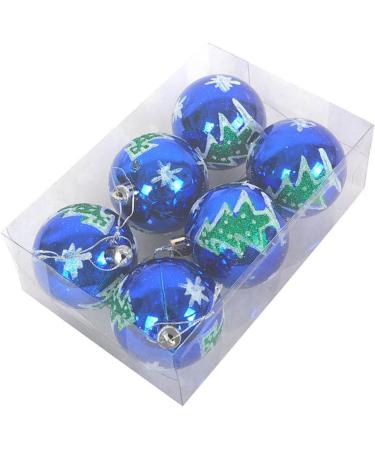 Cabilock 18 Pcs Christmas Decor Lob Christmas Baubles Decorative Christmas Hanging Ornament Balls Boxed Pack - Buy Online on SooperMarket.com