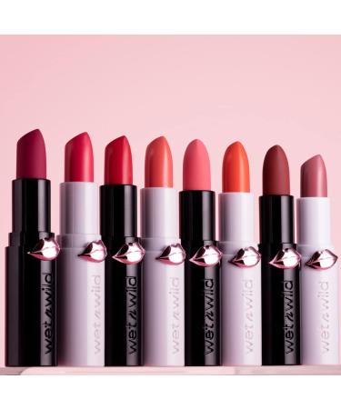 Wet n Wild Mega Last High-Shine Lipstick in Bright Pink - Pinky Ring | Long-Lasting Lip Color - Buy Online on SooperMarket.com