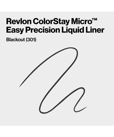 REVLON ColorStay Micro Easy Precision Liquid Liner 301 Blackout - Long-Lasting Formula for Bold Black Lines - Buy Online on SooperMarket.com