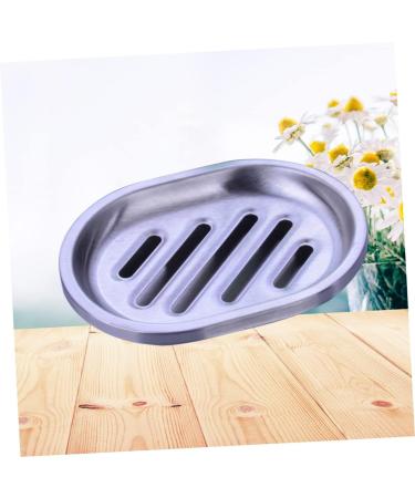 Ciieeo Kitchen Soap Rack Soap Holder Soap Container Rack Bathroom Soap Rack Box Stainless Steel - Buy Online on SooperMarket.com