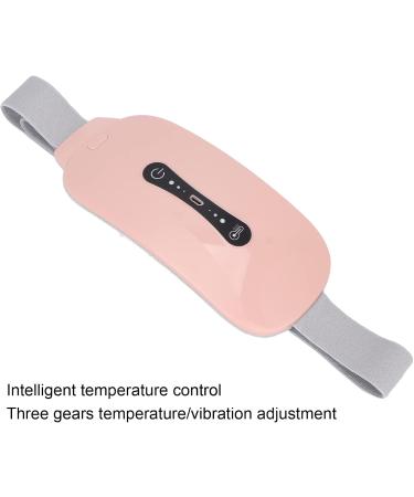 Shop Electrical Heating Pillows for Menstrual Relief | Adjustable Vibration Abdominal Massage Belt in Pink - Buy Online on SooperMarket.com