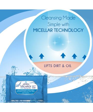 Body Drench Micellar 3-In-1 Cleansing Water & Makeup Remover Wipes - 6 Packs of 30 Count Wipes - Buy Online on SooperMarket.com
