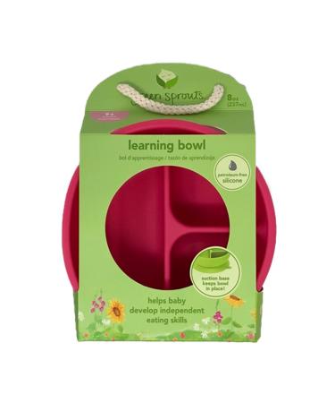 Green Sprouts Learning Bowl for 9+ Months - Pink Baby Feeding Bowl - Buy Online on SooperMarket.com