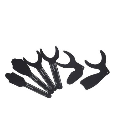 Kcabrtet Dental Photo Contrast Black Background Plate Autoclavable Dental Oral Cheek Retractors Photographic Background Black Backdrop