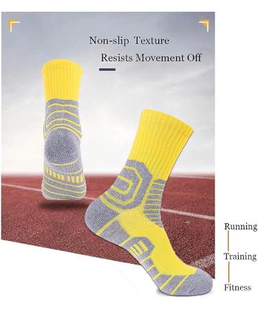 Seiciviy Men's Compression Ankle Athletic Socks - White (3 Pairs) - Buy Online on SooperMarket.com