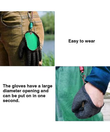 Buy Wavata Waterproof Fishing Gloves - Cutting-Resistant with Magnetism Release Buckle & Safety Rope for Pike & Catfish Handling - Buy Online on SooperMarket.com