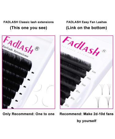 Individual Classic Eyelash Extensions 0.15mm D Curl Mix (8-14mm) - Professional Natural Look - Buy Online on SooperMarket.com