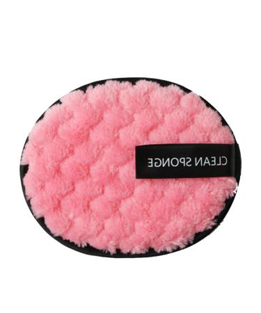 Cotton Makeup Remover Pads | Reusable Cotton Pads for Face Cleansing - Wet and Dry Double Use Makeup Remover Cloths Make-up Products Puff for Women & Men 12b Pink