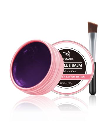 PERMANIA Lash lift Adhesive Lash Lift Glue Balm Strong Eyelash Glue for Lash Perm and Eyebrow Lamination Grape Fragrance Fast Drying Lashes Stick Easily Not Suitable for False Lashes-10g 10g-grape