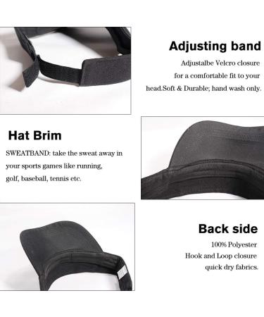 Ultrafun Unisex Adjustable UV Protection Sports Sun Visor Cap - 10 Pack - Buy Online on SooperMarket.com