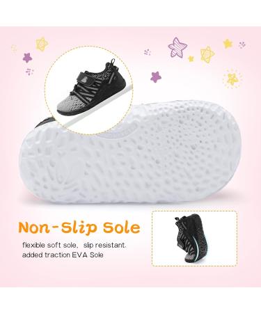 JOINFREE Baby Sneakers 6-12 Months Grey - Soft Anti-Slip Sole Infant Toddler Shoes for First Walkers - Breathable Athletic Running Shoes - Buy Online on SooperMarket.com