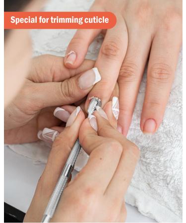 Bezox Nail Shaver & Polish Scraper - Professional 2-in-1 Double-Sided Nail Slide & Stainless Steel Sub-Nail Cleaner - Buy Online on SooperMarket.com