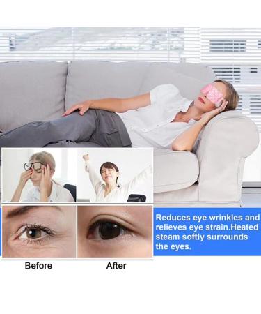 Kenny Steam Eye Mask 16 Packs - Self-Heated Eye Masks for Dark Circles and Puffiness - Relief for Eye Fatigue - Fragrant Christmas & Valentine Gifts - Light Lavender - Buy Online on SooperMarket.com