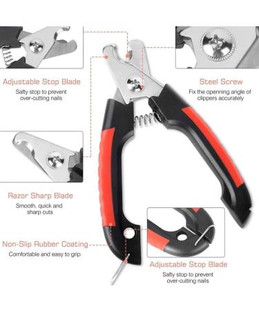 ZLXFT Nail Scissors for Dogs and Cats Rabbit Nail Scissors Stainless Steel Claw Clippers Claw Care Cutter for Pets Claw Care for Small Animals - Buy Online on SooperMarket.com