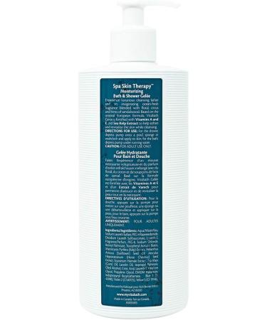 Vitabath Spa Skin Therapy Moisturizing Bath & Shower Gel - Nourishing Replenishing Oils - 21 oz, Invigorating Ocean-Fresh Fragrance - Buy Online on SooperMarket.com
