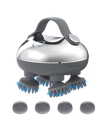Ankilo Upgraded Electric Hair Scalp Massager with 3 Kneading Modes Portable Head Massager Handheld Waterproof Head Scratcher for Hair Growth Deep Clean and Stress Relax Cat Dog Massager