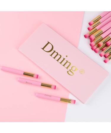 Dming 20 Pack Lash Shampoo Brushes - Pink Eyelash Extension Cleansing & Blackhead Remover Tool - Buy Online on SooperMarket.com