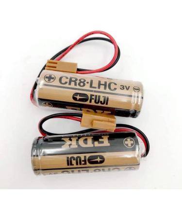 Pack of 2 CR8.LHC 3V 2600mAh 17450 Battery for Fuji FDK CR8-LHC | Memory Backup Power for Water Meters | International Shipping Available - Buy Online on SooperMarket.com