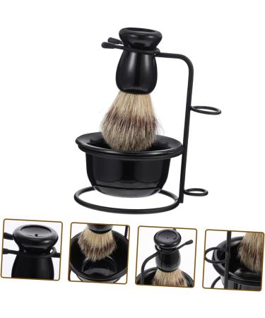 Buy 1 Set Beard Shaving Accessories - Durable Brush & Bowl for Men | Premium Shave Kit for Smooth Grooming - Buy Online on SooperMarket.com