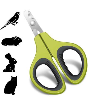 Alinana Cat Nail Clippers - Cat Nail mit Sharp Stainless Steel Blades Non-Slip Handle Professional Cat Claw Clipper for Small Pet Kitten and Rabbit Straight Blade