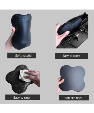 Sunflower Home 2 Pack Extra Thick Yoga Knee Pad Cushion for Knees, Elbows, Wrist, Hands & Head - Black - Buy Online on SooperMarket.com
