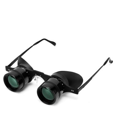 Professional Hands-Free Binocular Glasses for Fishing, Bird Watching, Sports, Concerts, Theater, Opera, TV, Sight Seeing, Hands-Free Opera Glasses for Adults Kids (Green Film Optics)-Upgraded
