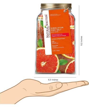 Organic Blood Orange Foot Soak Therapy - 3lbs Bath Salt for Joint & Muscle Relief - Buy Online on SooperMarket.com