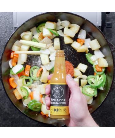 Bravado Spice Pineapple & Habanero Hot Sauce - Award-Winning, Gluten-Free, Vegan, Low Carb, All Natural - 5 oz - Buy Online on SooperMarket.com