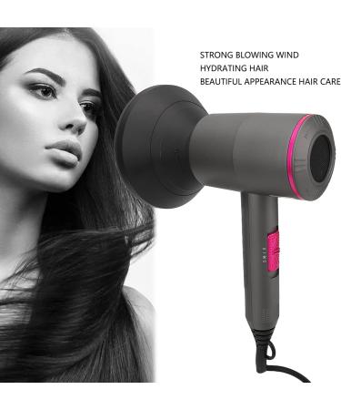 FILFEEL Powerful Professional Ionic Hair Dryer with Fast Drying 1800W 3 Heat/2 Speed Low Noise Black. Travel Size for Salon Home & Travel (US Plug 100 240V 110V) - Buy Online on SooperMarket.com